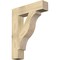 Ekena Millwork Funston Block Rough Sawn Bracket, Douglas Fir, 6"W x 28"D x 36"H BKT06X28X36FST05RDF - alternate 1